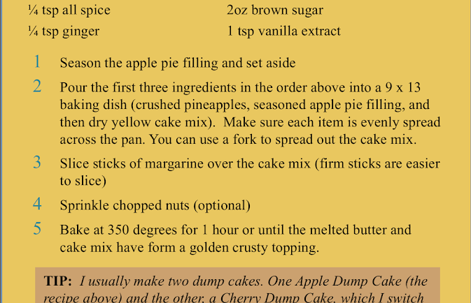 Apple Dump Cake